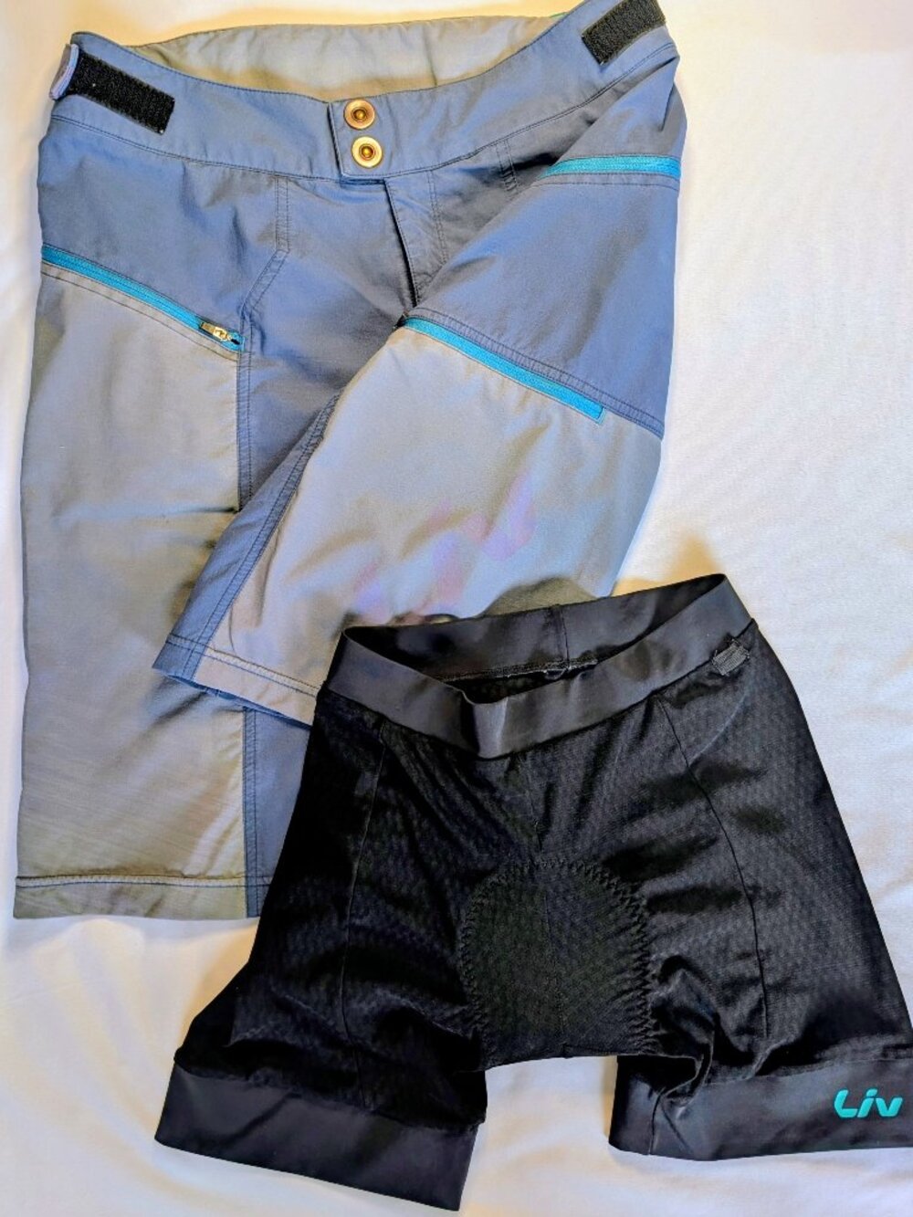 Liv MTB shorts With Padded Inner Shorts